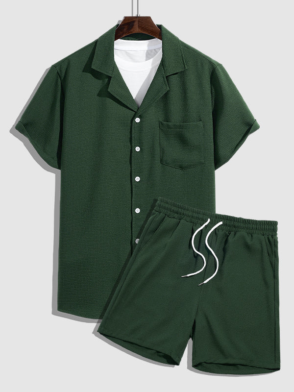 Heritage | Retro Jacquard Men’s Set Green