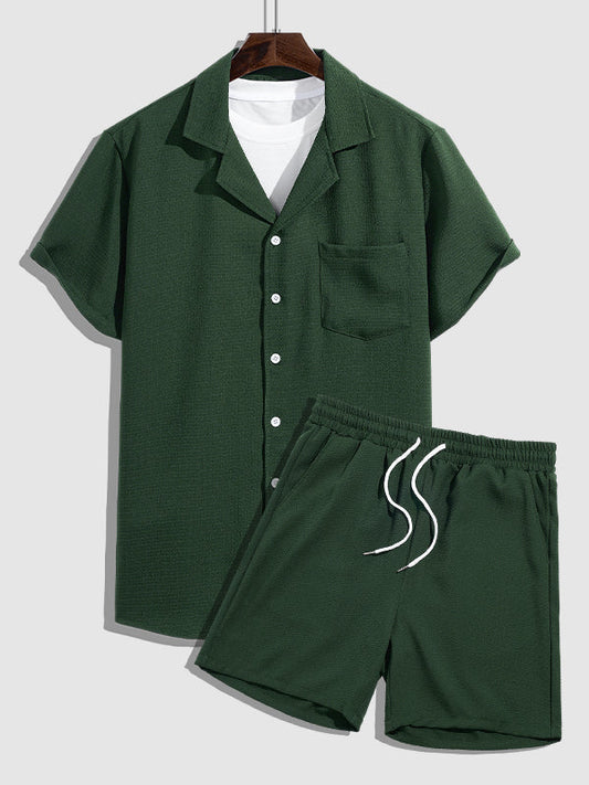 Heritage | Retro Jacquard Men’s Set Green