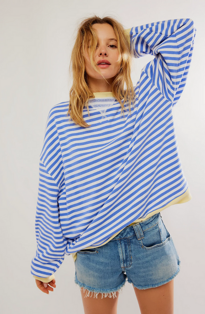 Luna - Bold Striped Knit Sweater