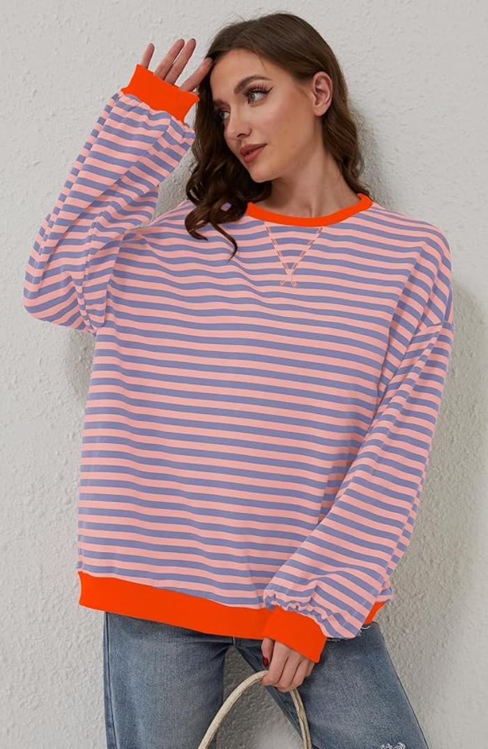 Luna - Bold Striped Knit Sweater