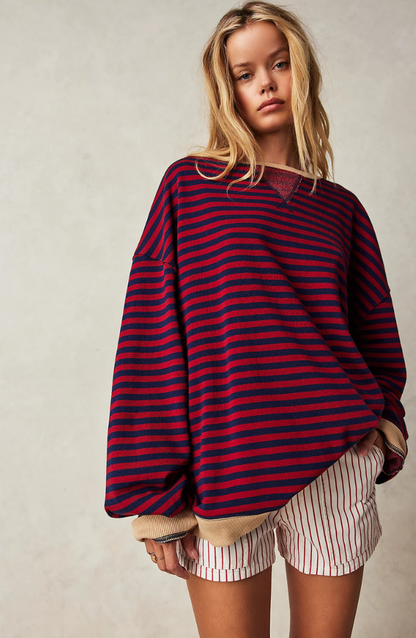 Luna - Bold Striped Knit Sweater