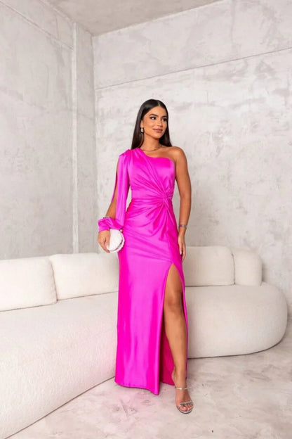 Evelina™ | Luxurious Satin Gown