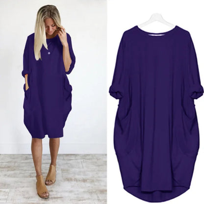 Eloise - Oversized Pocket Tunic Dress