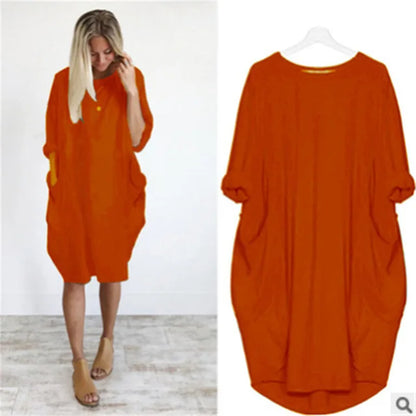 Eloise - Oversized Pocket Tunic Dress