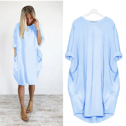 Eloise - Oversized Pocket Tunic Dress