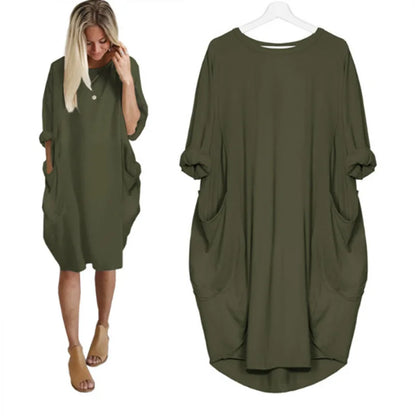 Eloise - Oversized Pocket Tunic Dress