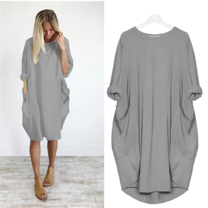 Eloise - Oversized Pocket Tunic Dress