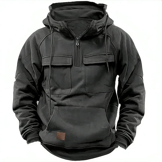 Tactica™ | Men’s Quarter-Zip Tactical Hoodie