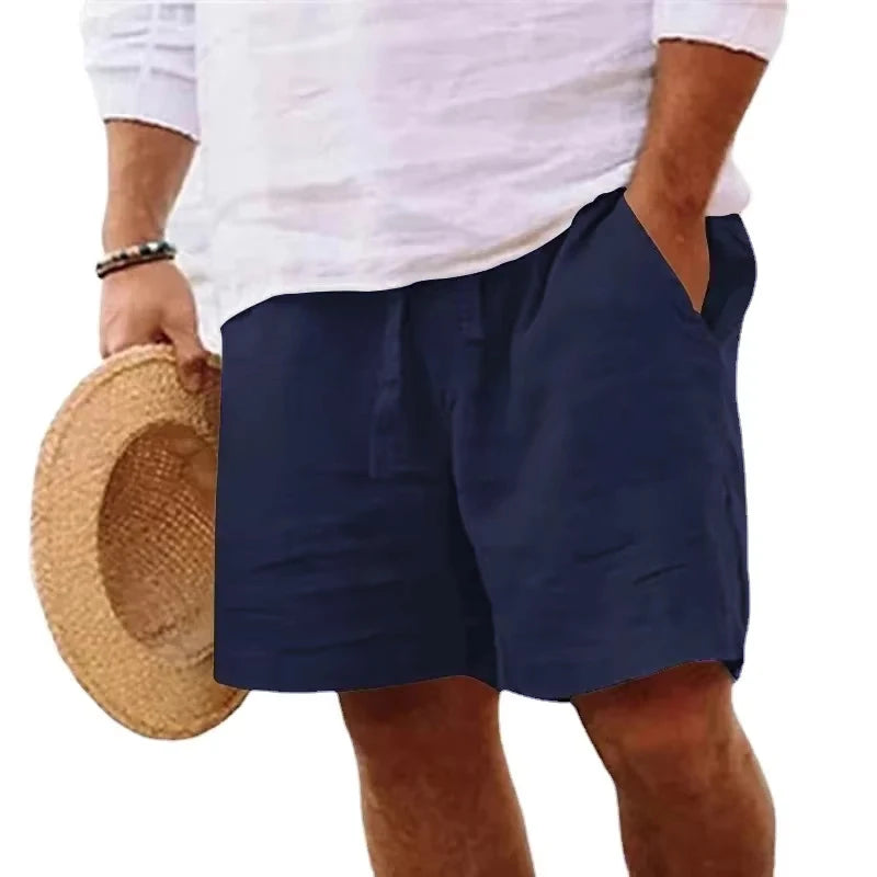 CoastalEase™ | Classic Linen Shorts for Timeless Style