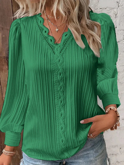 LaceVibe™ | Women’s Textured Blouse