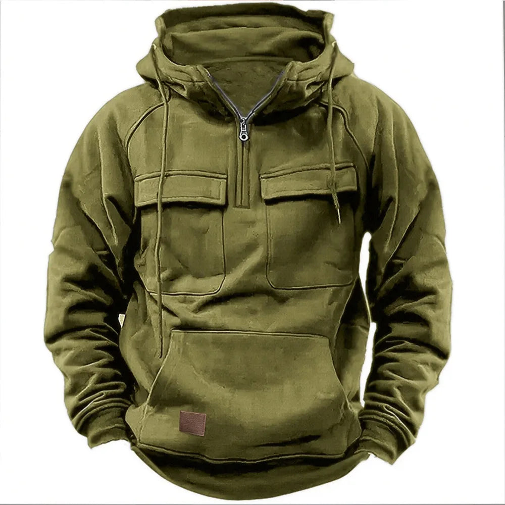 Tactica™ | Men’s Quarter-Zip Tactical Hoodie