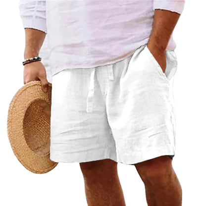 CoastalEase™ | Classic Linen Shorts for Timeless Style