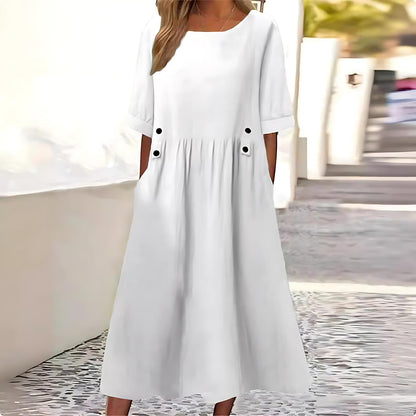 Olivia™ | Linen Dress