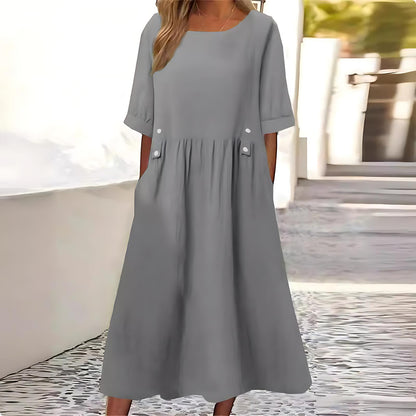 Olivia™ | Linen Dress