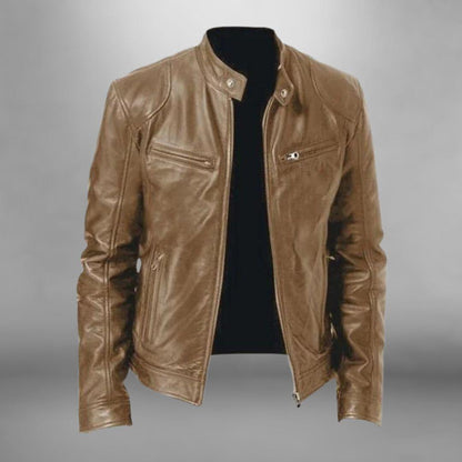 Fella™ | Leather Men's Jacket