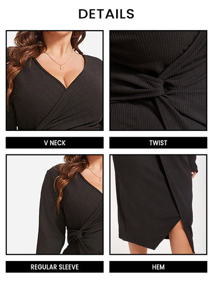 Viviana™ | Luxe Twist Dress