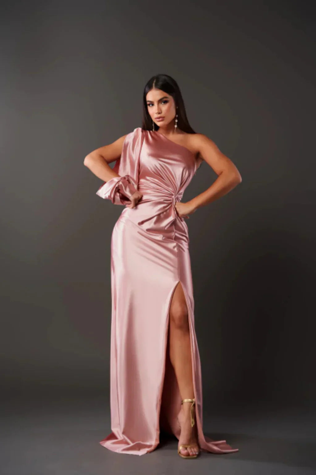 Evelina™ | Luxurious Satin Gown