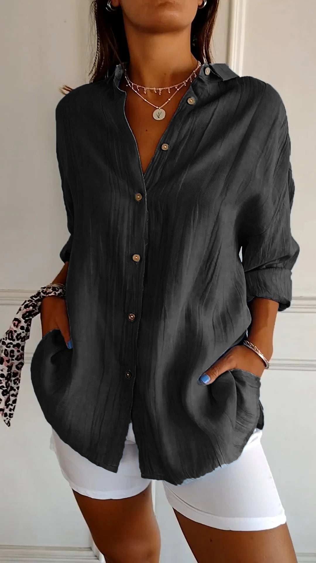 Amelie™  | Timeless Pleated Blouse