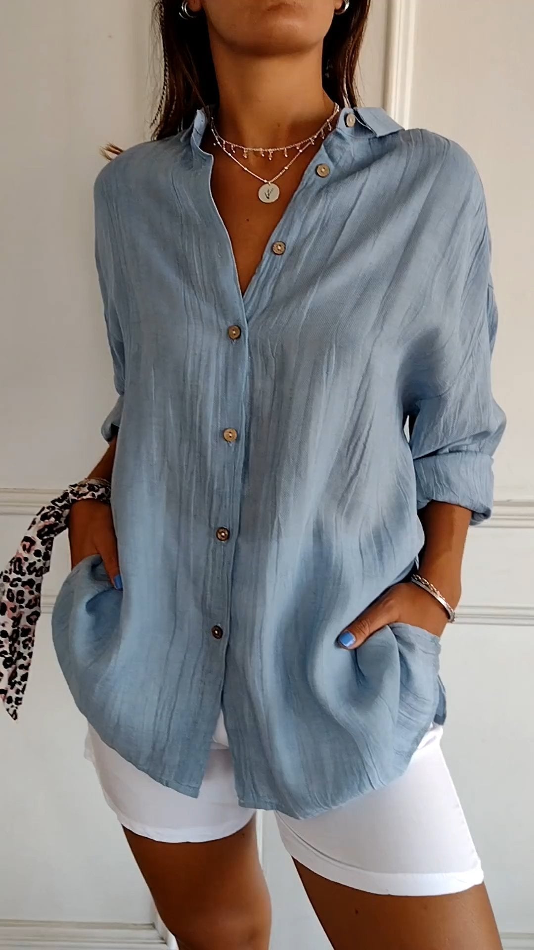 Amelie™  | Timeless Pleated Blouse