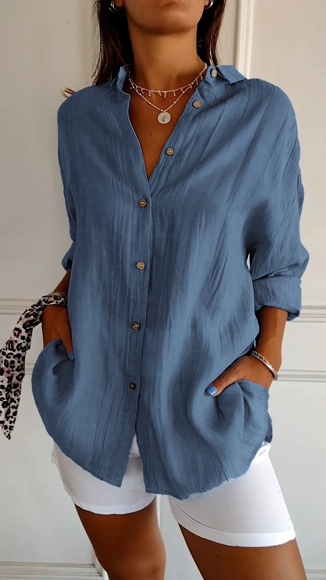 Amelie™  | Timeless Pleated Blouse